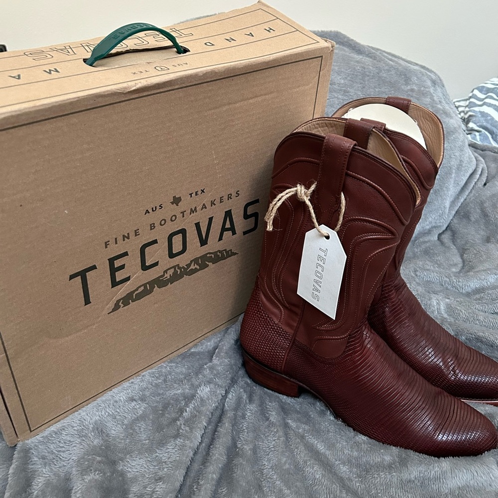 Tecovas Genuine Lizard Men’s Cowboy Boots